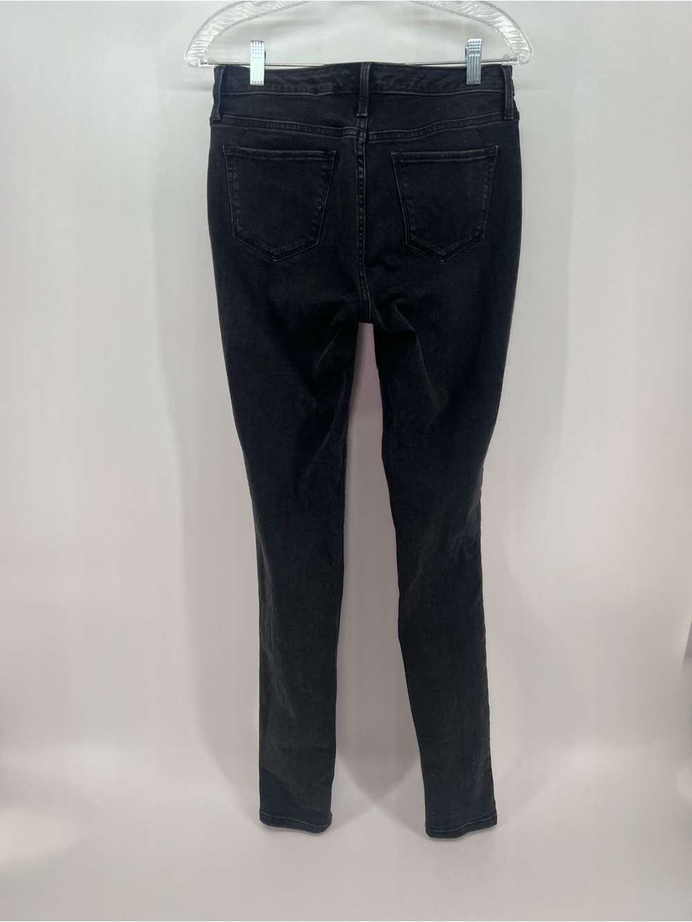 Mossimo Black Curvy Skinny Jeans High Rise Slim Fit 6 or 28 L Long - Picture 6 of 10